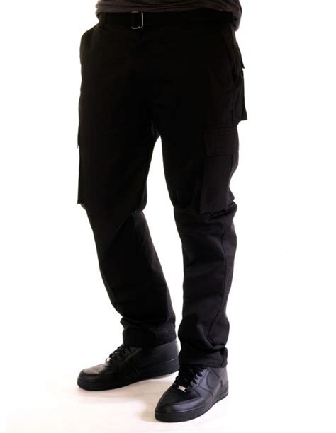 Access Belted Cargo Pants Black
