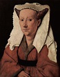 Jan van Eyck - Porträt der Margaretha van Eyck, Gattin des Jan van Eyck ...