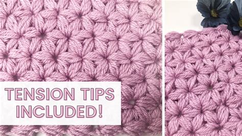 Jasmine Stitch Crochet Tutorial With All My Best Tips Youtube