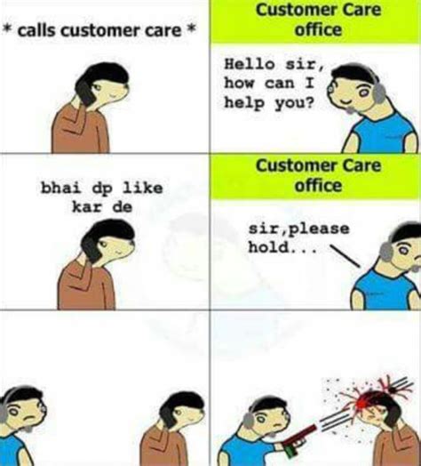 Facebook Profile Picture Like Customer Care Office Funny Meme