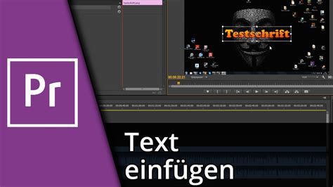 Otherwise, it's fully functional and works perfectly fine. Adobe Premiere Tutorial | Schrift/Text einfügen [Deutsch ...