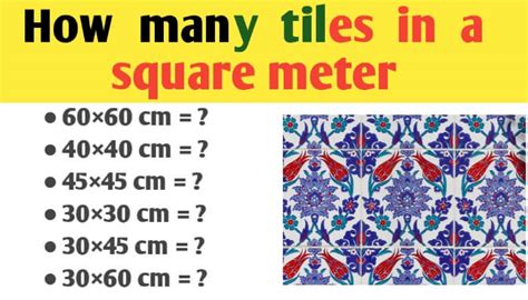 How Many Tiles In A Square Meter Civil Sir