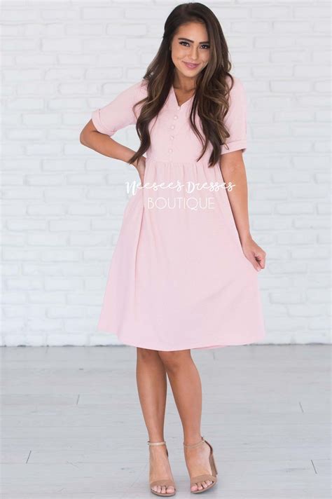 Pink Modest Dress Cute Modest Dresses Neesees Dresses Modest