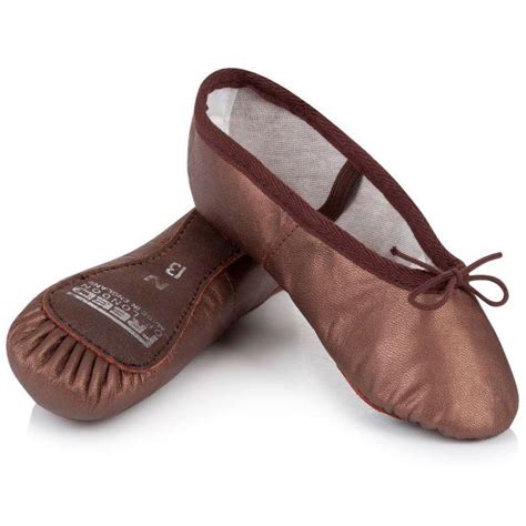 Freed Aspire Brown Leather Ballet Shoes The Dancers Shop Uk