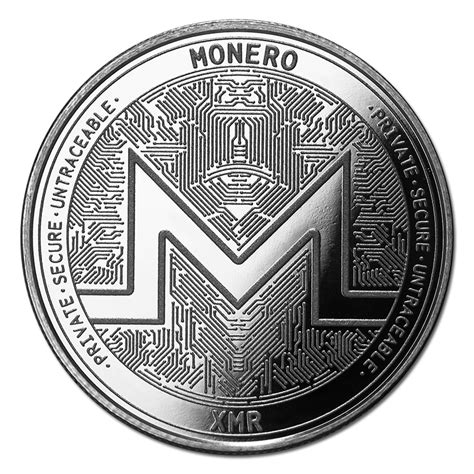 Monero Silver Coin, XMR Bullion Round | Golden Eagle Coins