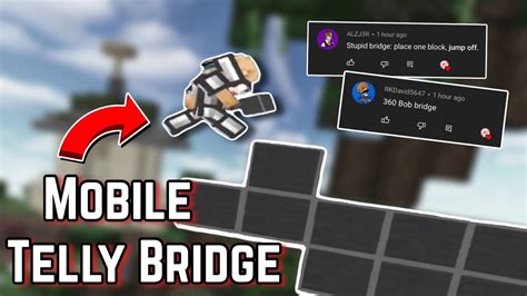 Doing Your Bridging Methods On Mobile In Hive Skywars Minecraft