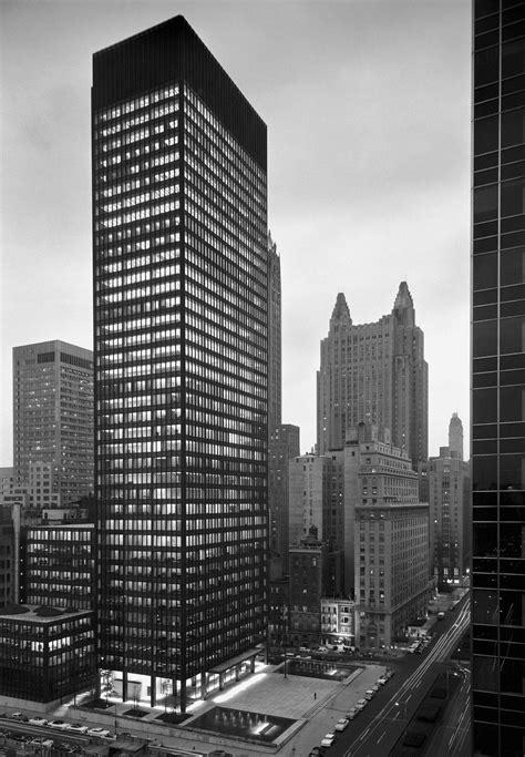 The Seagram Building 1958 By Mies Van Der Rohe Rmodernistarchitecture