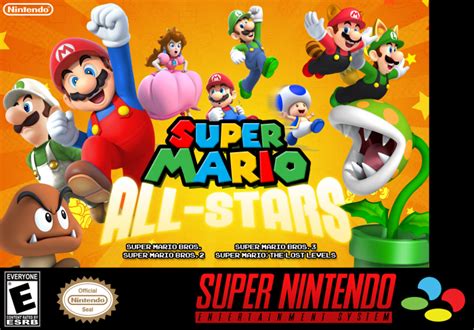 Super Mario All Stars Snes Box Art Cover By Spoon