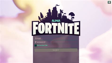 Logging Into Fortnite Alpha In 2020 Rare Test Version Youtube