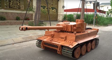 Tiger 1 Tank Model Roams The Streets Of Vietnam Waving Its Gun And