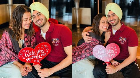 Neha Kakkar Shares Cute Moment From When Rohanpreet Singh Proposed To