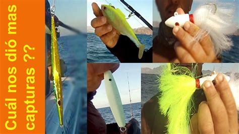 Pesca De Jurel Con Diferentes SeÑuelos Pesca En Mar Abierto Youtube