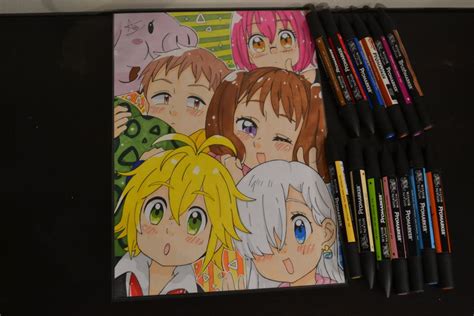 They are pride, greed, lust, wrath, gluttony, envy, and sloth. dessin manga seven deadly sins - Les dessins et coloriage