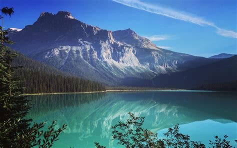 Mount Assiniboine 4k Mountains Canadian Landmarks Lake British