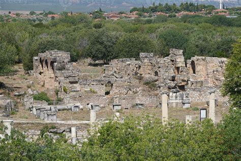 Hadrianic Baths In Aphrodisias Ancient City In Aydin Turkiye 15926636