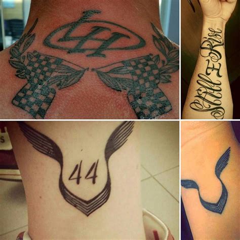 Lewis hamilton can pull off a victory even when the numbers are stacked against him. Lewis Hamilton Tattoo 44
