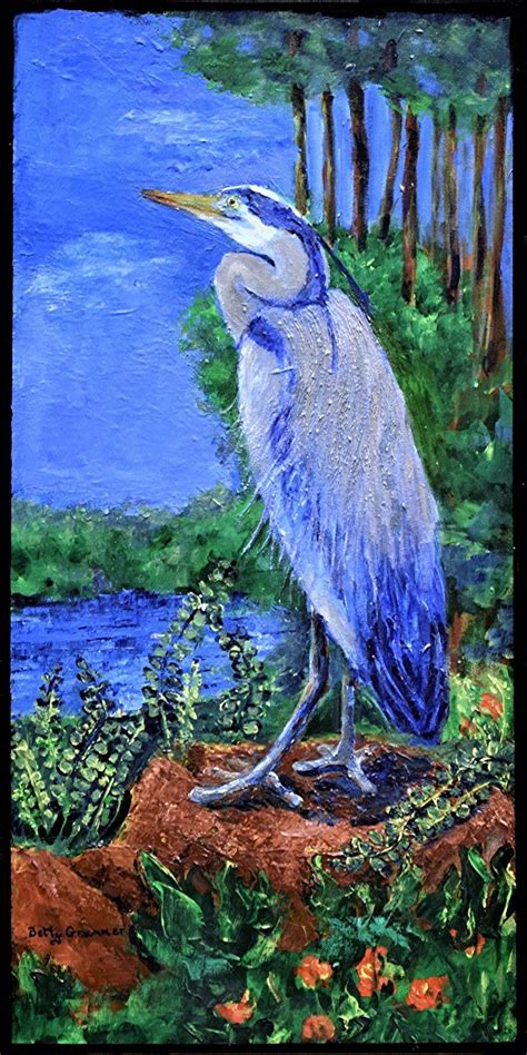 Great Blue Heron Betty Grummer Giddens Gallery Of Fine Art