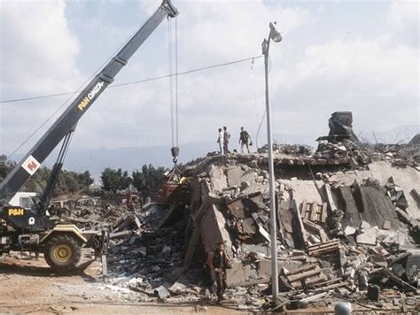 1983 Beirut Barracks Bombing ‘the Blt Building Is Gone