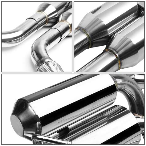 Buy Dna Motoring Cbe 350z G35 D T3 Muffler Catback Exhaust System For