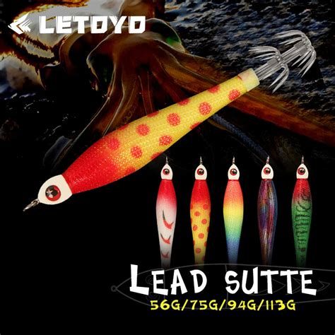 Letoyo G G G G Squid Jig Weight Sinker Fishing Lure Cuttlefish