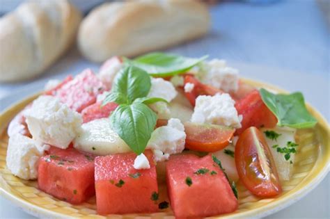 S Saurer Tomaten Melonen Salat Rezept