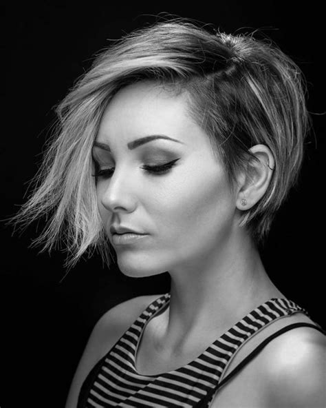 It doesn't matter, as both are stylish, functional styles that look great with different face shapes. Asymmetrical Short Hair 2018 - 33 Haute Short Hairstyles ...