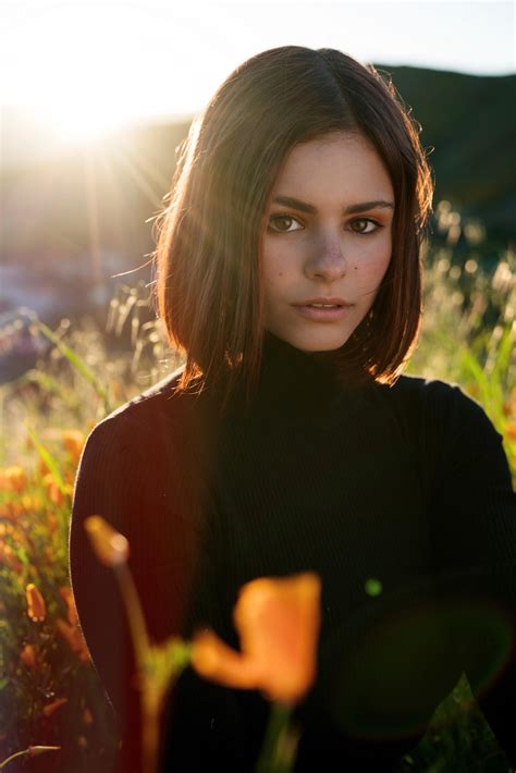 Interesting Photo Of The Day Backlit Portrait In A Poppy Field Light