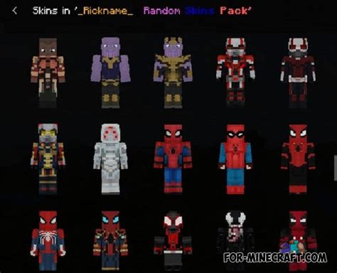 Random Skin Pack 160 For Minecraft Pe 112