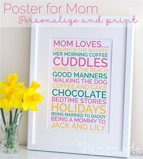 20 Homemade Mothers Day Ts You Can Make For Your Mom