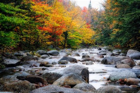 Lost River Gorge At Fall New Hampshire Photograph By George Oze
