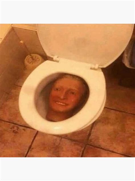 Cursed Image Of Mask In Toilet Poster For Sale By Crumpetstrumpet