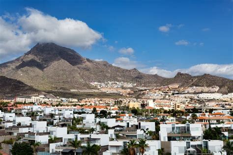 City By The Volcanic Canary Islands Stock Photo Image Of Natural