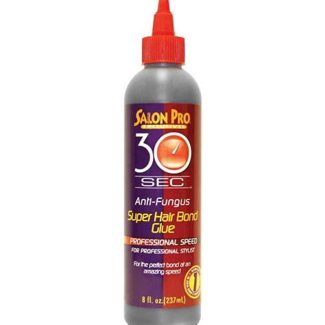 Salon Pro 30 Sec Anti Fungus Super Hair Bond Glue 8 Oz