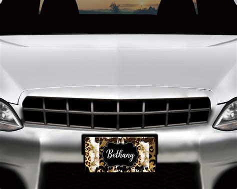 Personalized License Plate First Name Car Plate Front Car Etsy