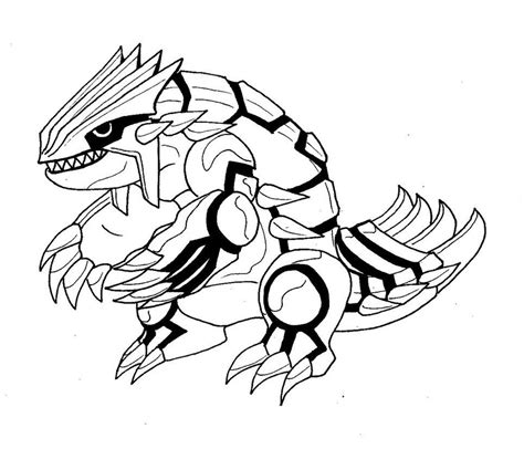 Groudon Coloring Pages Coloring Home