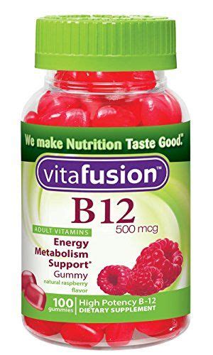 Vitafusion Extra Strength Vitamin B12 Gummy Vitamins Cherry Flavored
