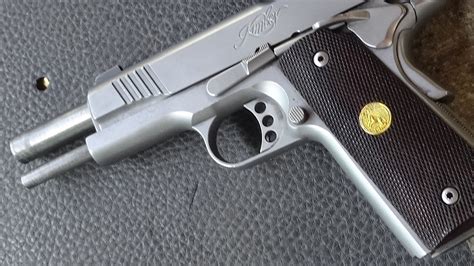 実弾射撃 キンバー 1911 自動拳銃 Kimber 1911 Shooting Youtube