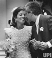 Caroline Kennedy and Edwin Schlossberg kiss on their wedding day - UPI.com
