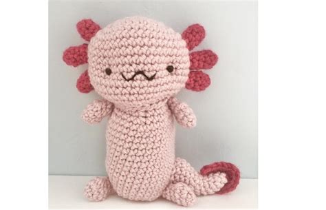 Axolotl Crochet Plushie Amigurumi