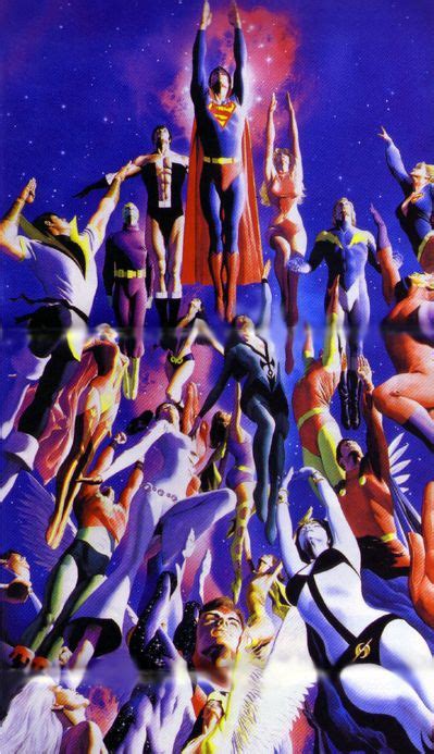 Superboy And The Legion Of Super Heroes By Alex Ross Comic Art