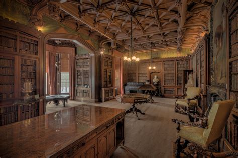 The Library Inside Abbotsford House Scotland Oc 8687x5791 R