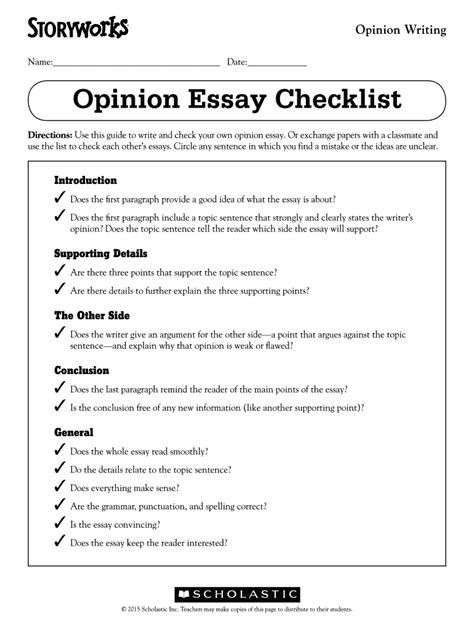 essay checklist pdf fill online printable fillable blank pdffiller
