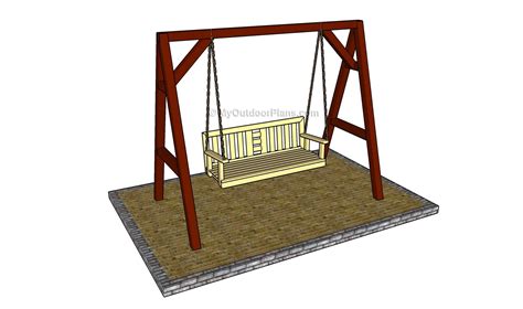 A Frame Swing Plans | A frame swing, Diy porch swing plans, Porch swing ...