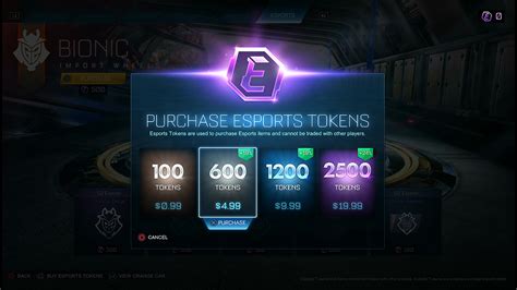 How To Buy 500 Esports Tokens In Item Shop Of Rocket League