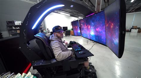 This chair offers a wider seat reminiscent of a car seat with the support of a computer chair. This is the craziest gaming setup we've ever seen: It has ...