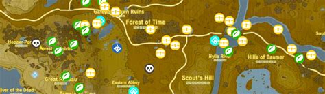 Zelda Breath Of The Wild Shrine Interactive Map Klowire