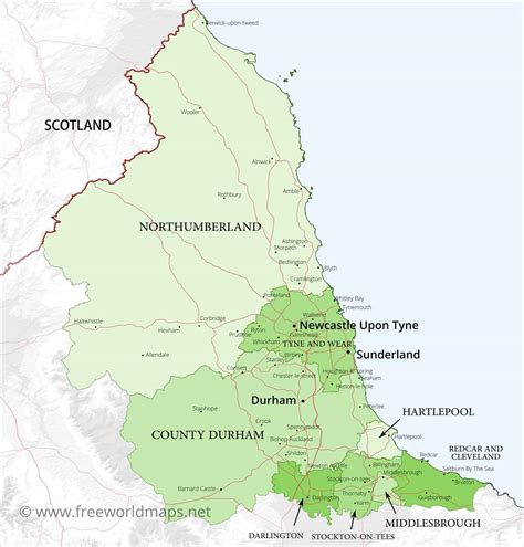 North East England Maps