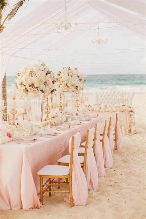 Intimate Wedding Reception On The Beach Tented Reception In The Sand