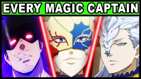 All 9 Magic Knight Captains And Their Powers Explained Black Clover Every Captain Squad
