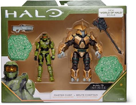 Halo 375″ Core Action Figures Heroes Vs Villains 2 Pack Master